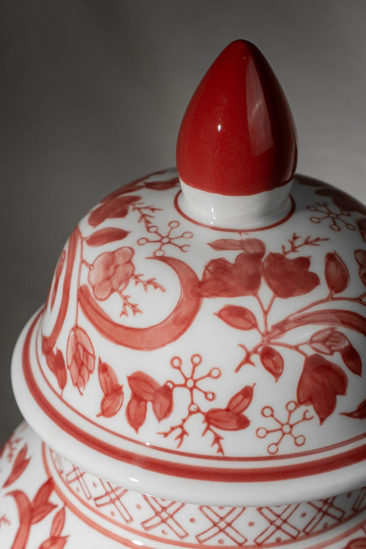 Terracotta Red Ceramic Jar with Lid – 32 cm