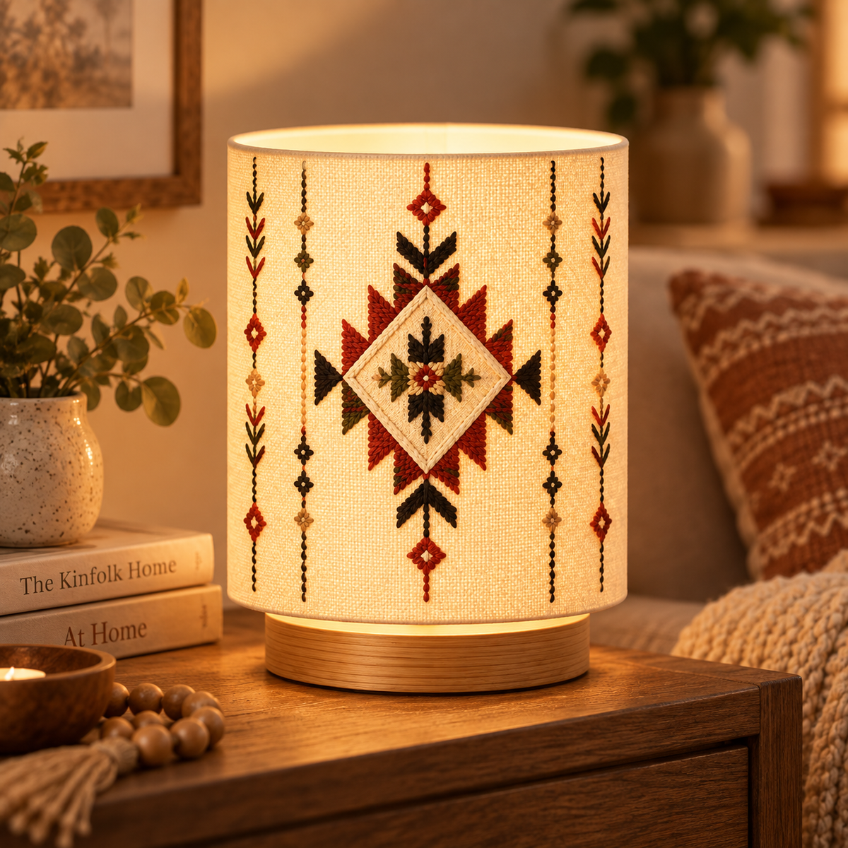 Heritage Chevron Table Lamp