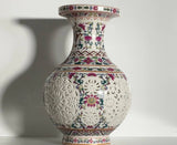 Imperial Blossom Porcelain Vase – 25 cm