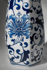 Blue Orchid Ceramic Vase – 27 cm