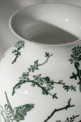 Harmony Bird Ceramic Vase – 23 cm