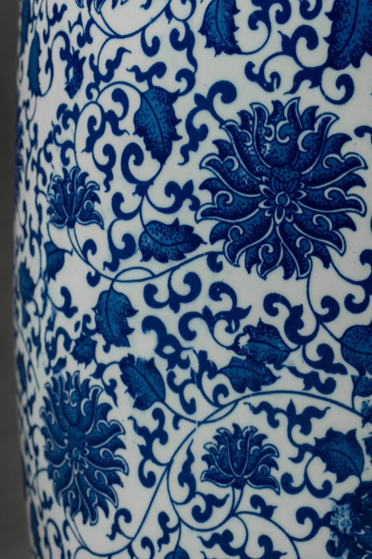 Royal Indigo Tall Porcelain Vase – 60 cm