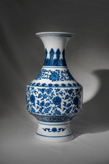 Regal Lotus Ceramic Vase – 30 cm