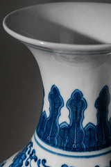 Regal Lotus Ceramic Vase – 30 cm