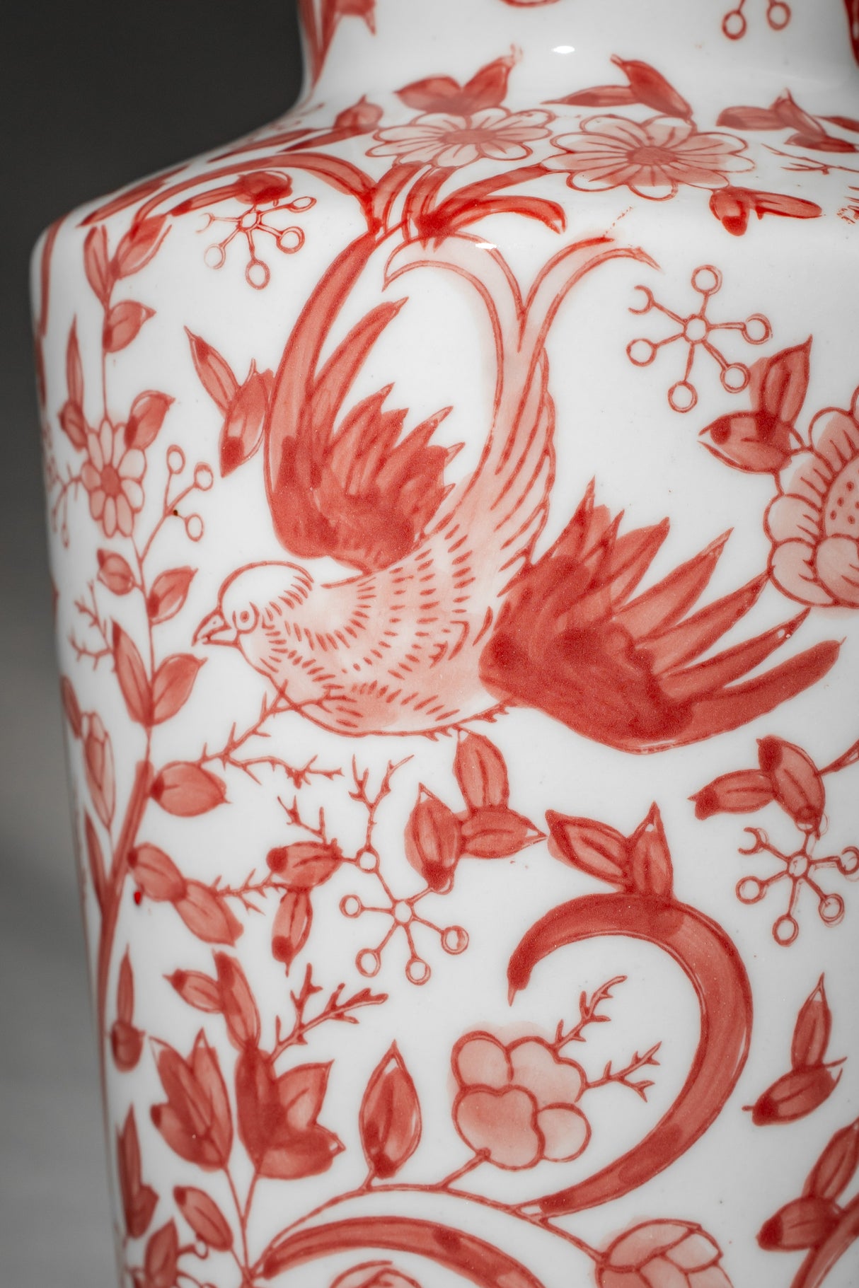 Terracotta Red Tall Ceramic Vase – 26 cm