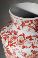 Terracotta Red Tall Ceramic Vase – 26 cm