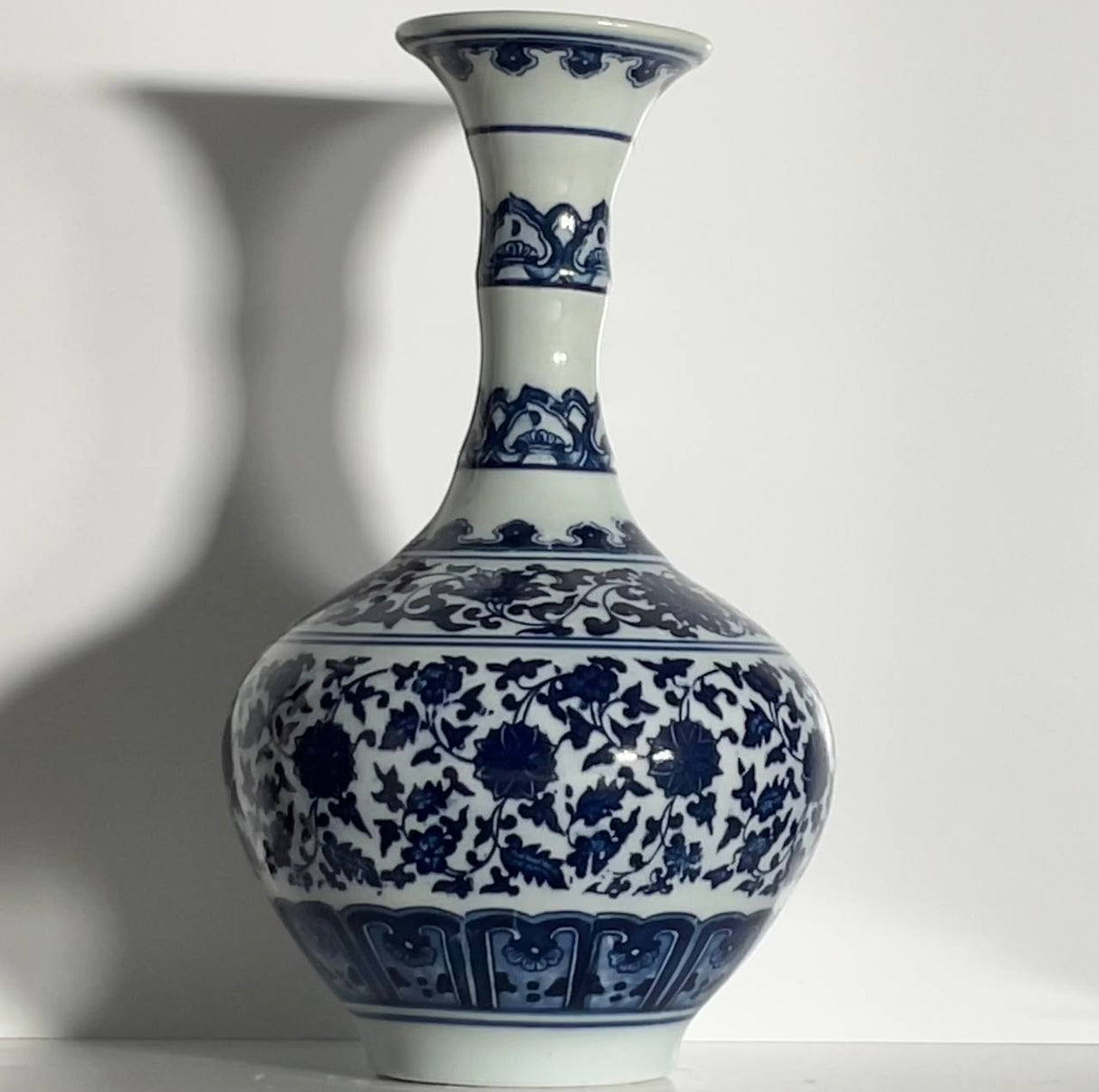 Imperial Bloom Ceramic Vase – 32 cm