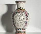 Empress Porcelain Cutwork Vase – 25 cm