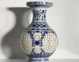 Porcelain Lace Ceramic Vase – 25 cm