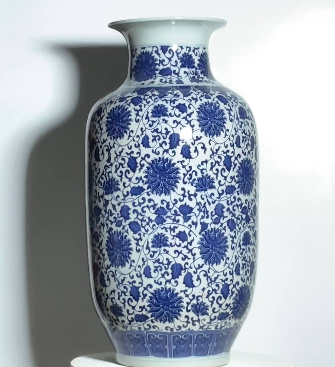 Royal Indigo Tall Porcelain Vase – 60 cm
