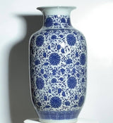 Royal Indigo Tall Porcelain Vase – 60 cm