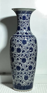 Royal Indigo Majestic Porcelain Vase – 96 cm
