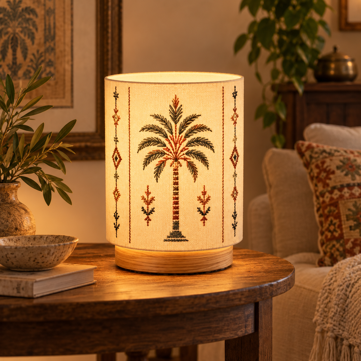 Palm Heritage Table Lamp